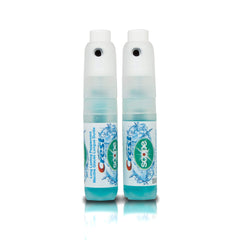Crest Scope comparado con bolso para mostrar tamaño viaje y comodidad