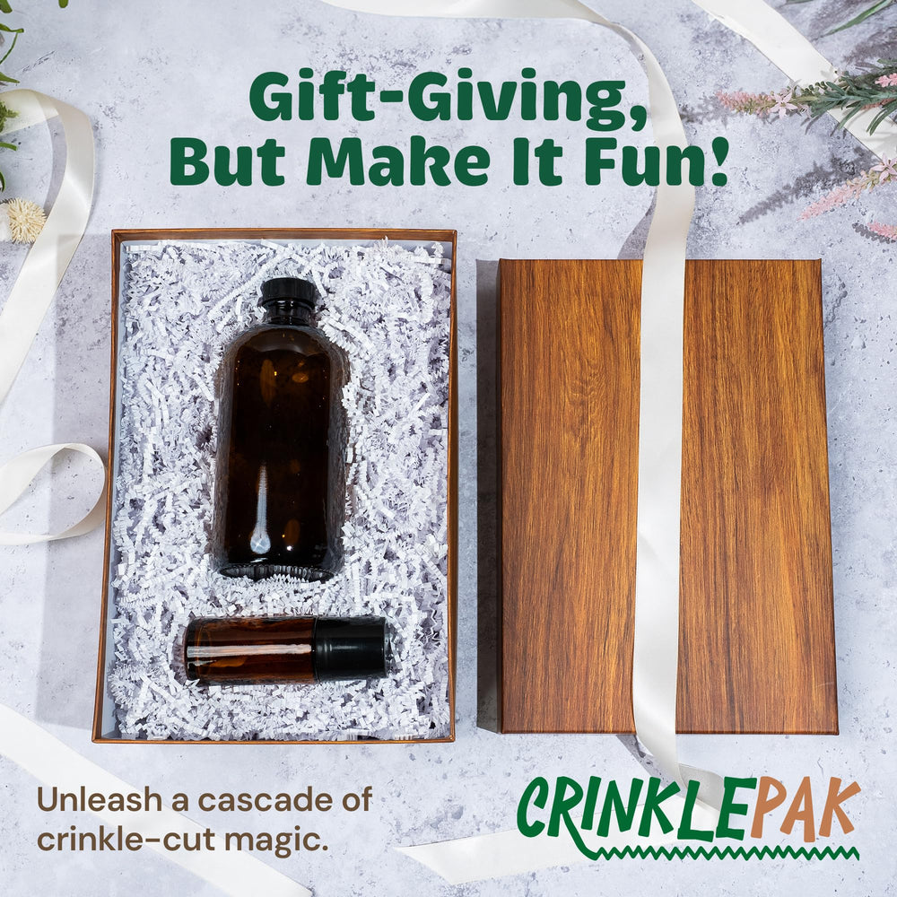 CrinklePak uso en unboxing añadiendo sorpresa visual y protección