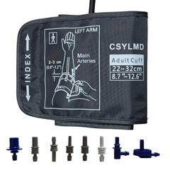 CSYLMD manguito frontal empaquetado mostrando compatibilidad y tamaño medio