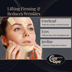 CureTape Beauty primer plano de textura que destaca suavidad y transpirabilidad