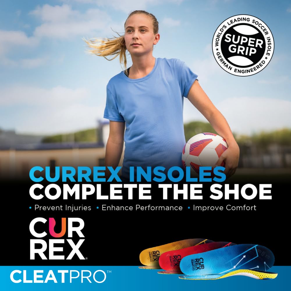 CURREX CLEATPRO en uso durante juego para mayor amortiguación y tracción