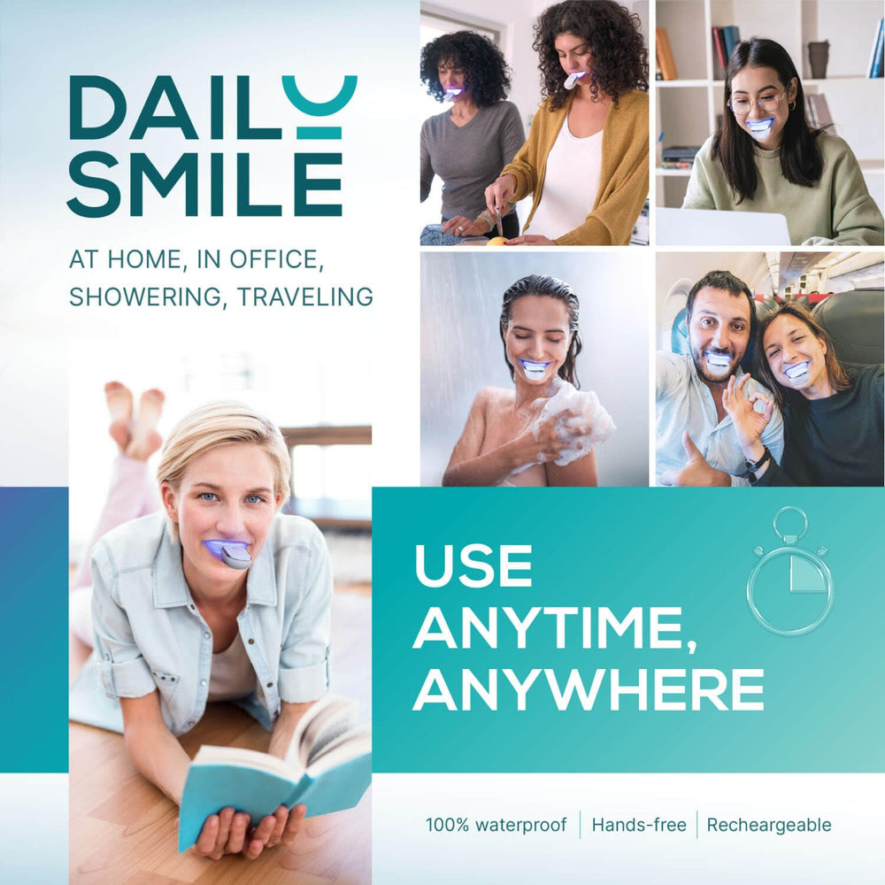 DailySmile etiqueta FDA visible transmitiendo seguridad y confianza