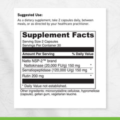 DAVINCI etiqueta con información nutricional y actividad 20.000 FU/g