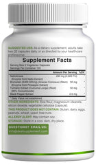 DEAL SUPPLEMENT etiqueta nutricional legible con ingredientes y dosis clave