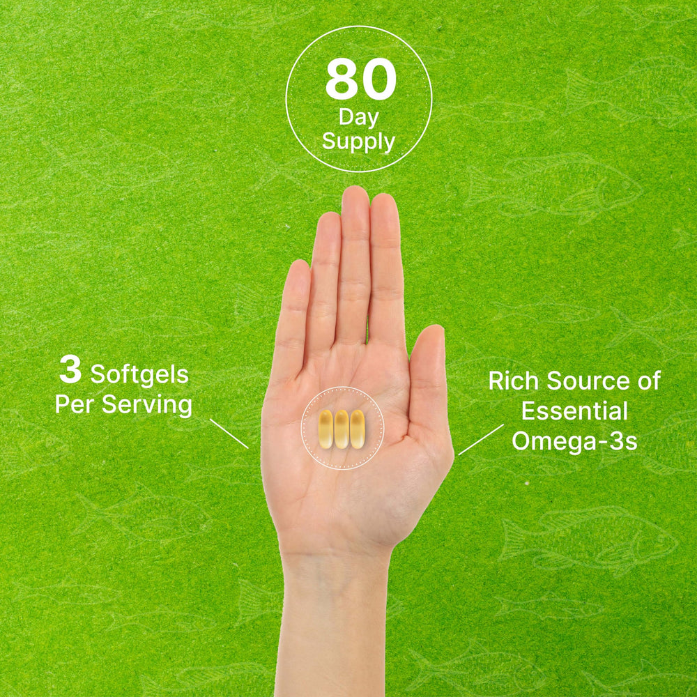 DEAL SUPPLEMENT detalle de etiqueta con EPA y DHA claramente visible