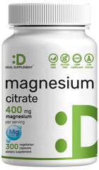 DEAL SUPPLEMENT frasco delante mostrando la cantidad y beneficios