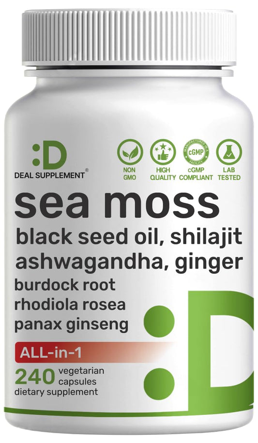 DEAL SUPPLEMENT frasco frontal, presentación clara y cantidad visible