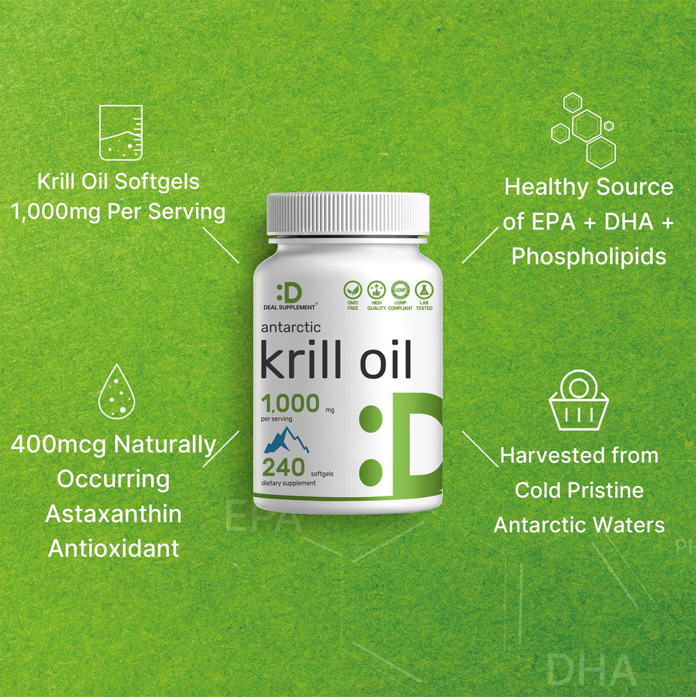 DEAL SUPPLEMENT etiqueta de ingredientes resaltando pruebas de terceros