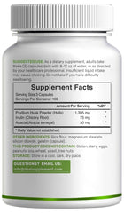 DEAL SUPPLEMENT ingredientes: psyllium, inulina y acacia del envase