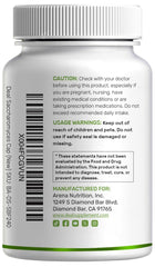 DEAL SUPPLEMENT producto junto a frutas ricas en fibra sugiriendo apoyo digestivo