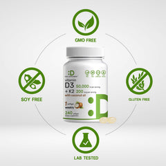 DEAL SUPPLEMENT gota de aceite de coco indicando mejor absorción
