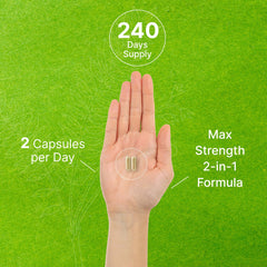 DEAL SUPPLEMENT bote en mano para comparar tamaño y tomar la dosis correcta