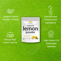 DEAL SUPPLEMENT vaso de limonada preparada con polvo para sabor natural inmediato
