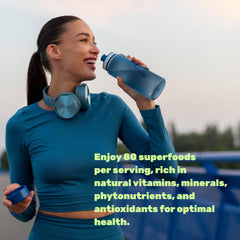DEAL SUPPLEMENT etiqueta con lista de 40 frutas y 40 verduras verificadas