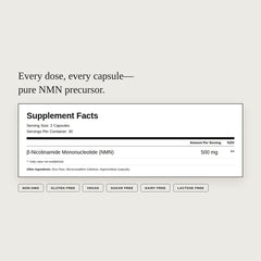 Dear Apothecary textura del polvo NMN puro y apariencia fina