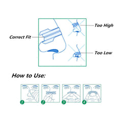 Debaishi etiqueta que muestra material y adhesivo para seguridad de uso