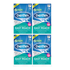 DenTek empaque frontal 75 ct mostrando cantidad y diseño práctico