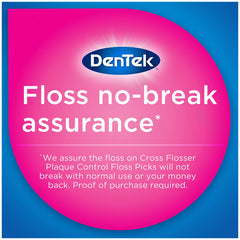 DenTek textura del hilo infusionado con fluoruro para protección adicional