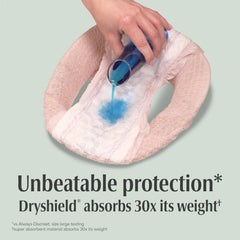 Depend comparacion de tamaño y grosor frente a ropa interior
