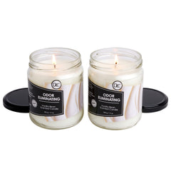 Dianne's Custom Candles primer plano de la cera, textura premium