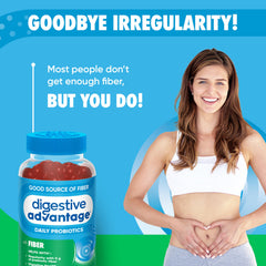 Digestive Advantage varias gomitas en un platillo para presentación diaria