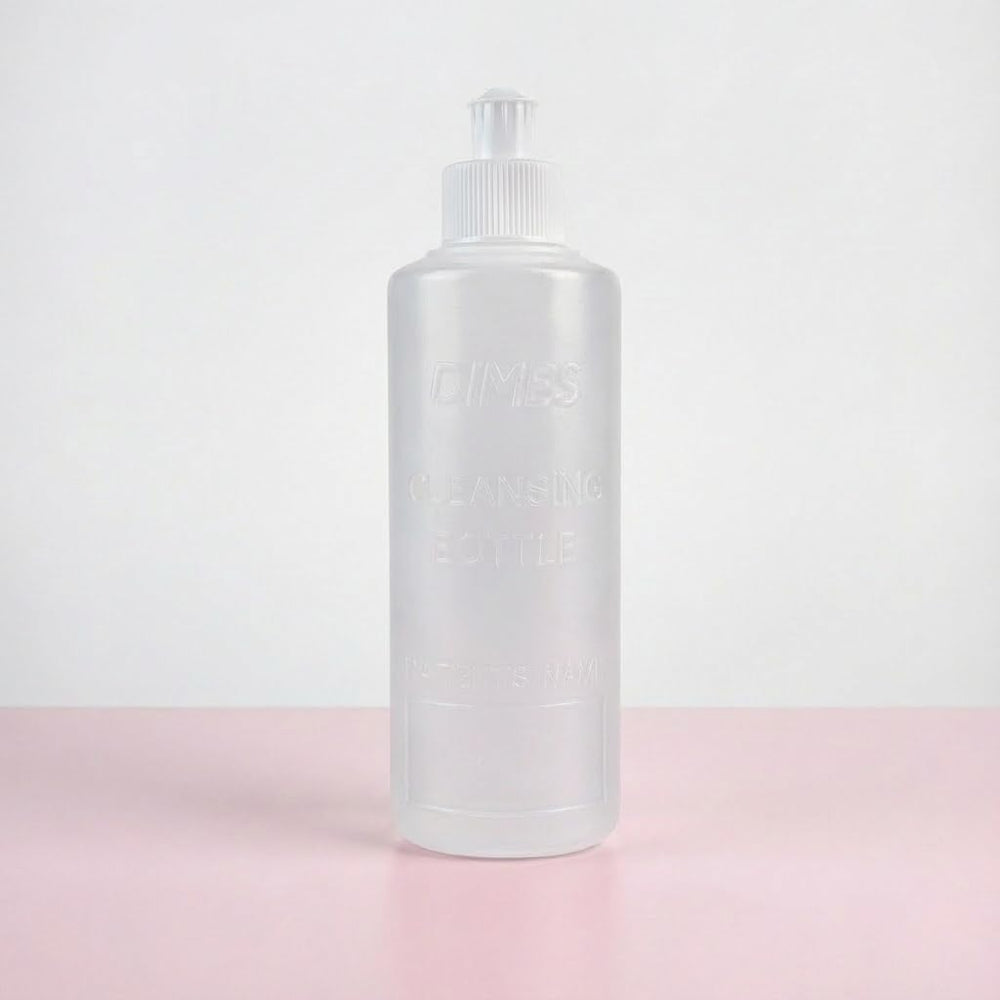 Dimes peri bottle frontal mostrando tamaño y diseño útil