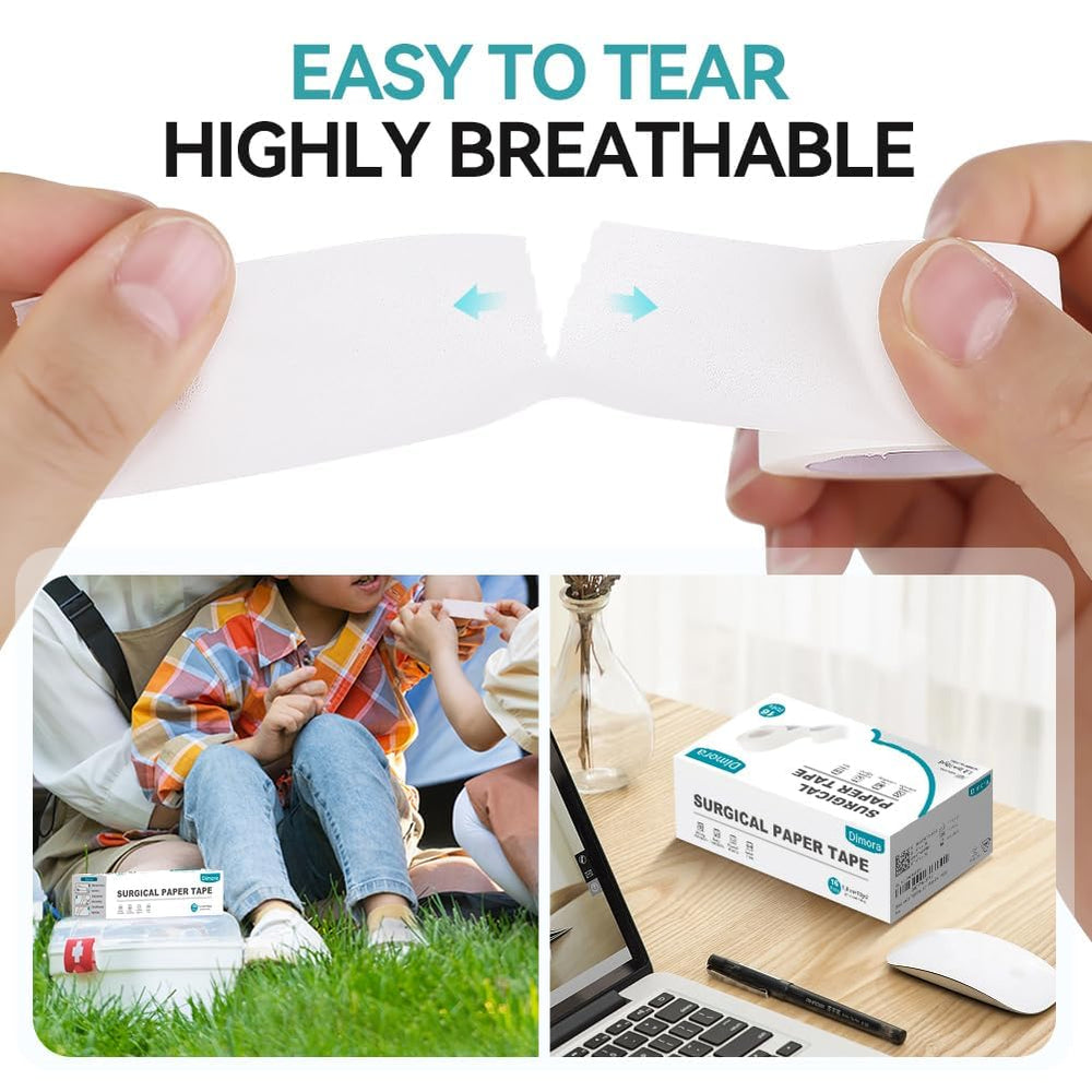 Dimora cinta junto a una regla para comparar tamaño y ventaja de formato estándar