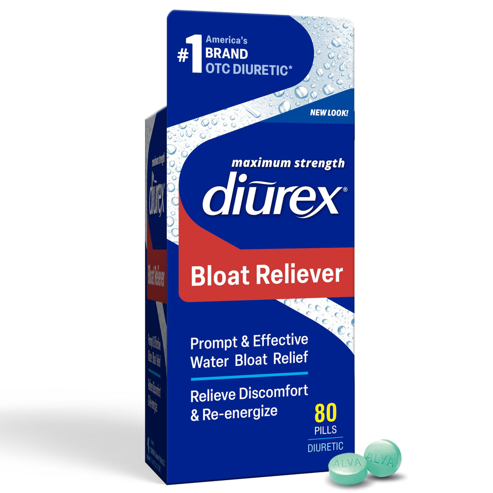 Diurex embalaje frontal mostrando alivio rápido y confianza