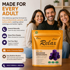 DLNIA caja abierta mostrando gomitas y diseño para facilidad de uso