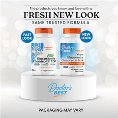 Doctor's BEST cápsulas vegetales detalle, fácil ingestión y libre de ingredientes animales