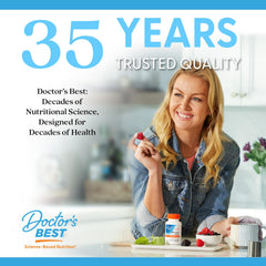 Doctor's BEST etiqueta con Lutemax 2020 y lista de ingredientes clave