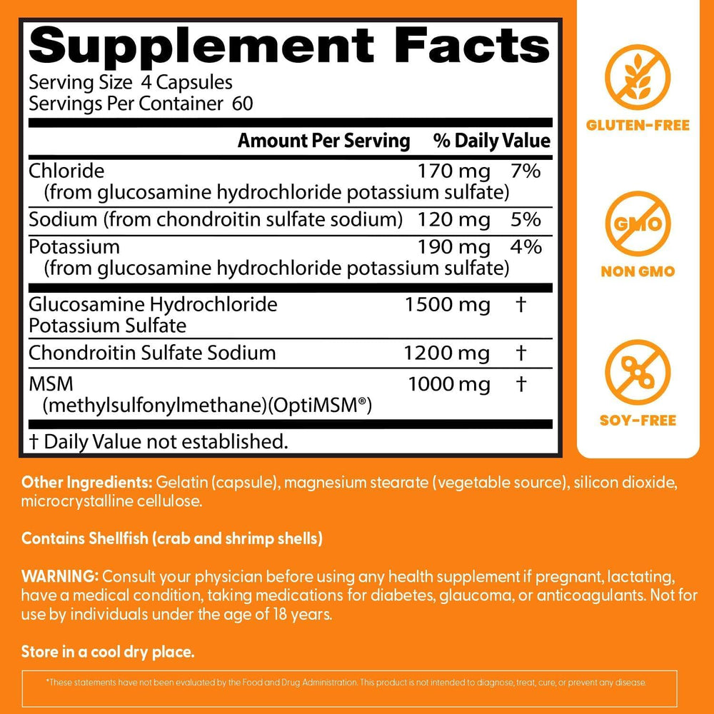 Doctor's BEST detalle de etiqueta con dosis e ingredientes clave visibles