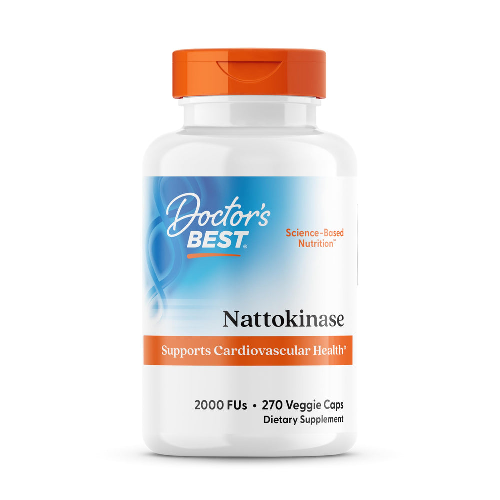 Doctor's BEST envase frontal mostrando etiqueta y 270 cápsulas para conveniencia