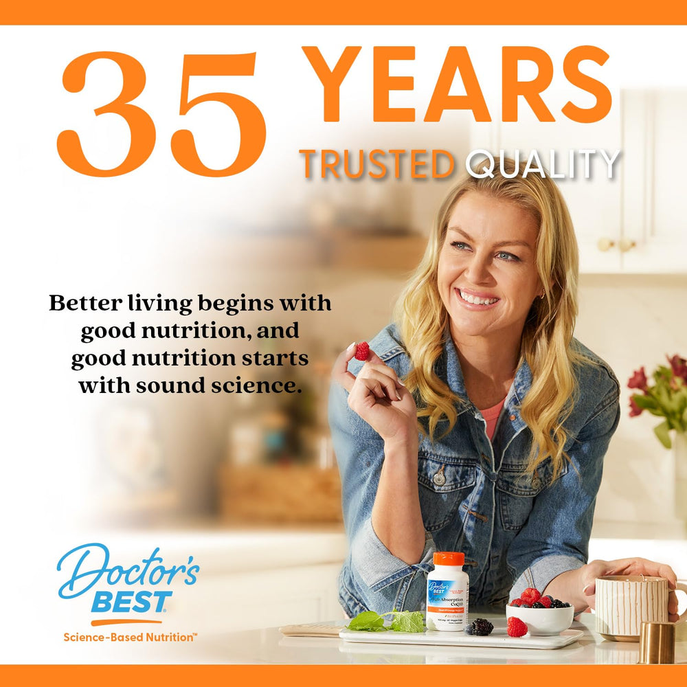 Doctor's BEST producto sobre mesa en ambiente de bienestar