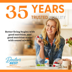 Doctor's BEST producto sobre mesa en ambiente de bienestar