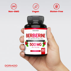 DORADO NUTRITION sello GMP en certificado resaltando control de calidad