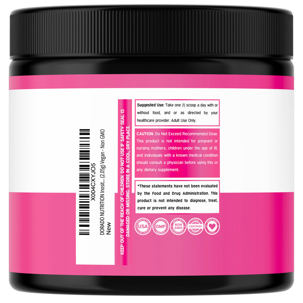 DORADO NUTRITION etiqueta con instrucciones y proporción 40:1 visible para confianza