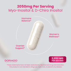 DORADO NUTRITION polvo de inositol sobre mesa ilustrando materia prima limpia