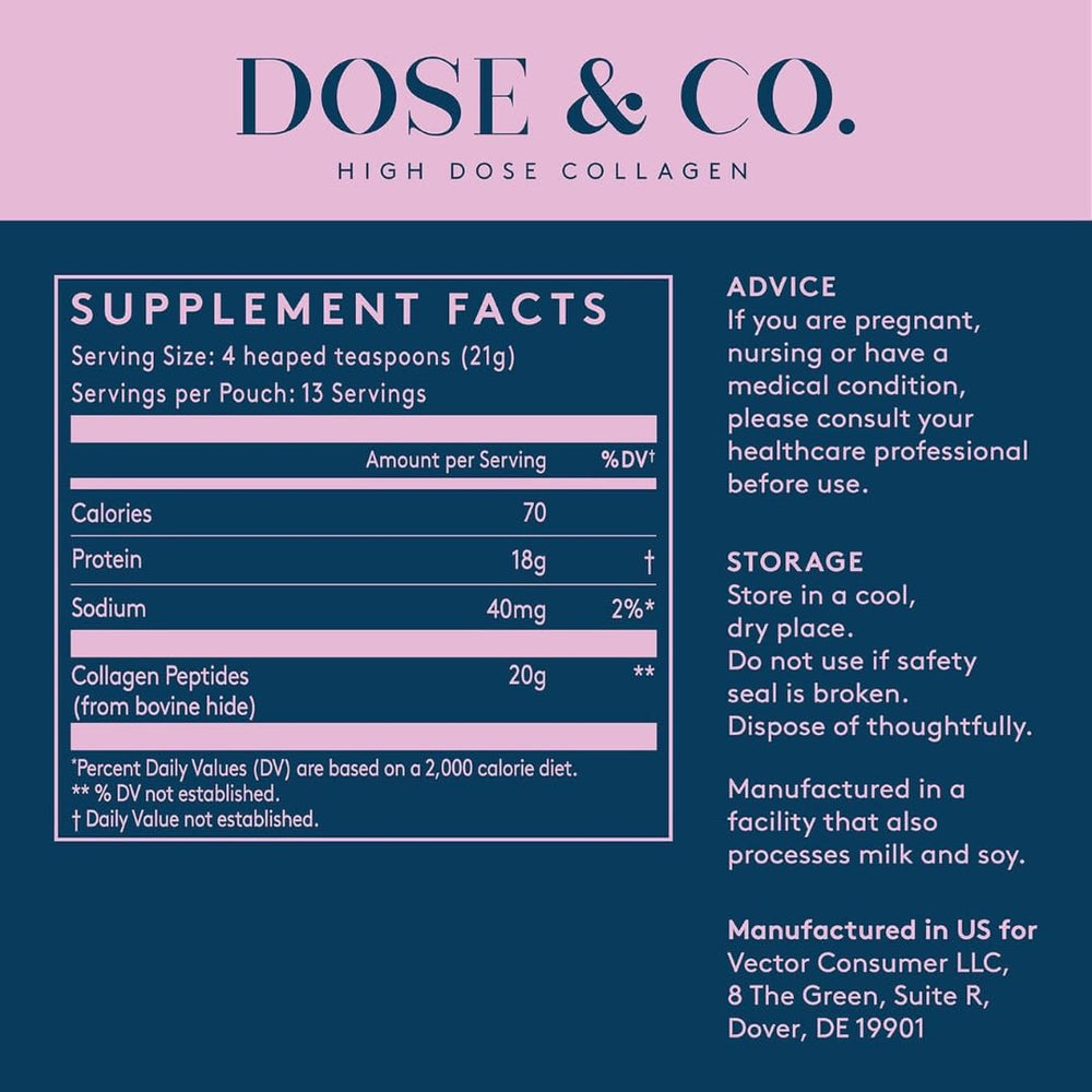 DOSE & CO. producto en ambiente de bienestar, fácil incorporación diaria