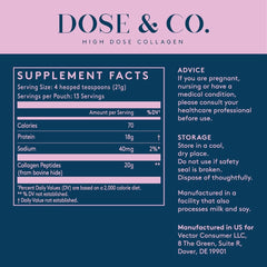 DOSE & CO. producto en ambiente de bienestar, fácil incorporación diaria