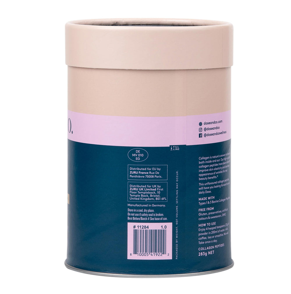 DOSE & CO Pure Collagen Peptides mezcla para bebida fría de sabor neutro