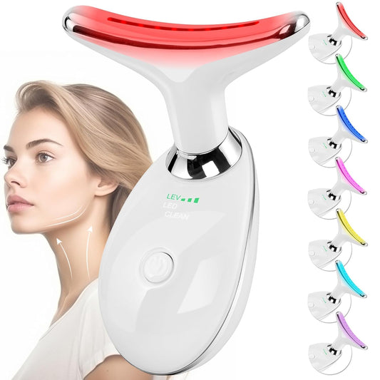Doset masajeador frontal del producto mostrando diseño elegante y fácil agarre
