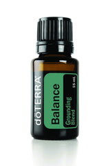 doTERRA Balance vista frontal botella 15 ml, aroma equilibrante para el hogar