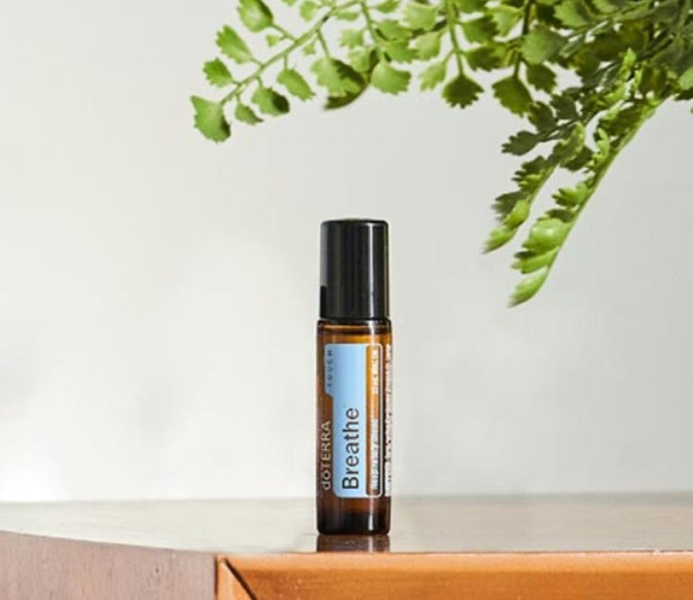 dōTERRA Breathe Touch textura del aceite diluido que se absorbe suavemente