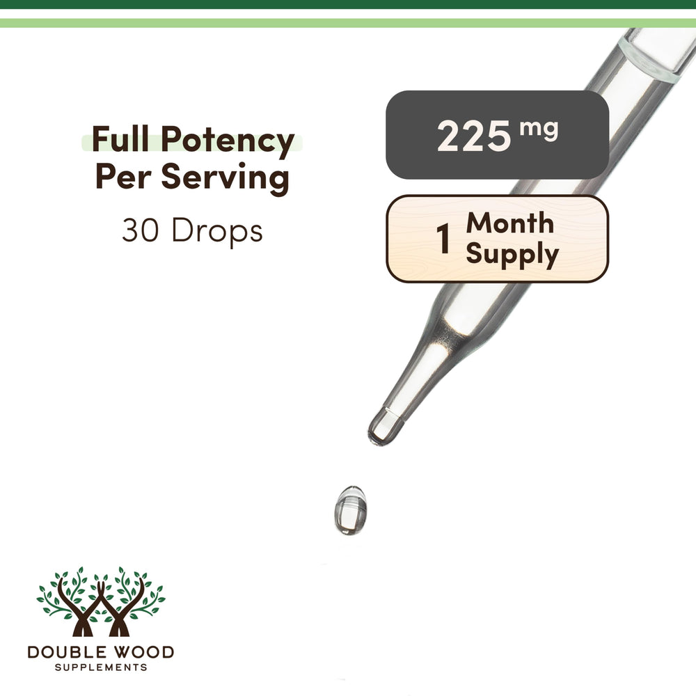 Double Wood etiqueta nutricional enfocada en D3 5.000 IU y K2 200 mcg