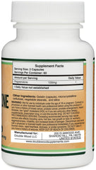 Double Wood Pregnenolone cápsula en primer plano mostrando textura y limpieza