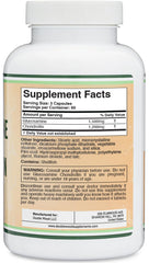 Double Wood non-GMO label underlining product transparency and standards