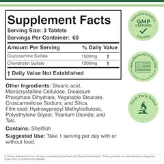 Double Wood tablets close-up showing triple-strength formula for daily joint health