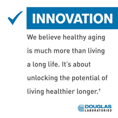 Douglas Laboratories health benefit graphic illustrates heart and bone support