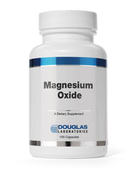 Douglas Laboratories Magnesium Oxide bottle with capsules supporting bone and heart health